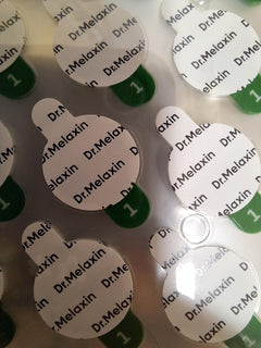 Customer photo: close-up of the Zero-Fit patch sheet