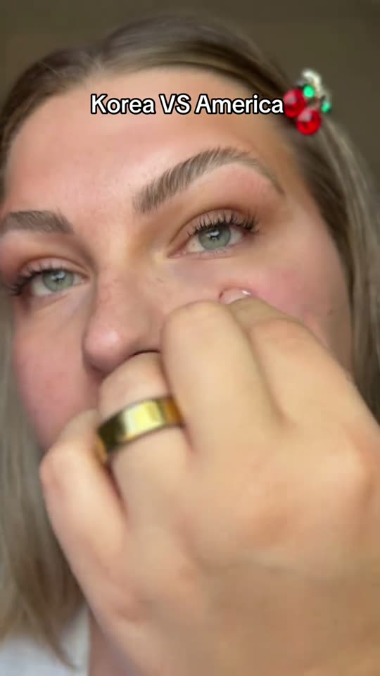 Makeup goes straight over it